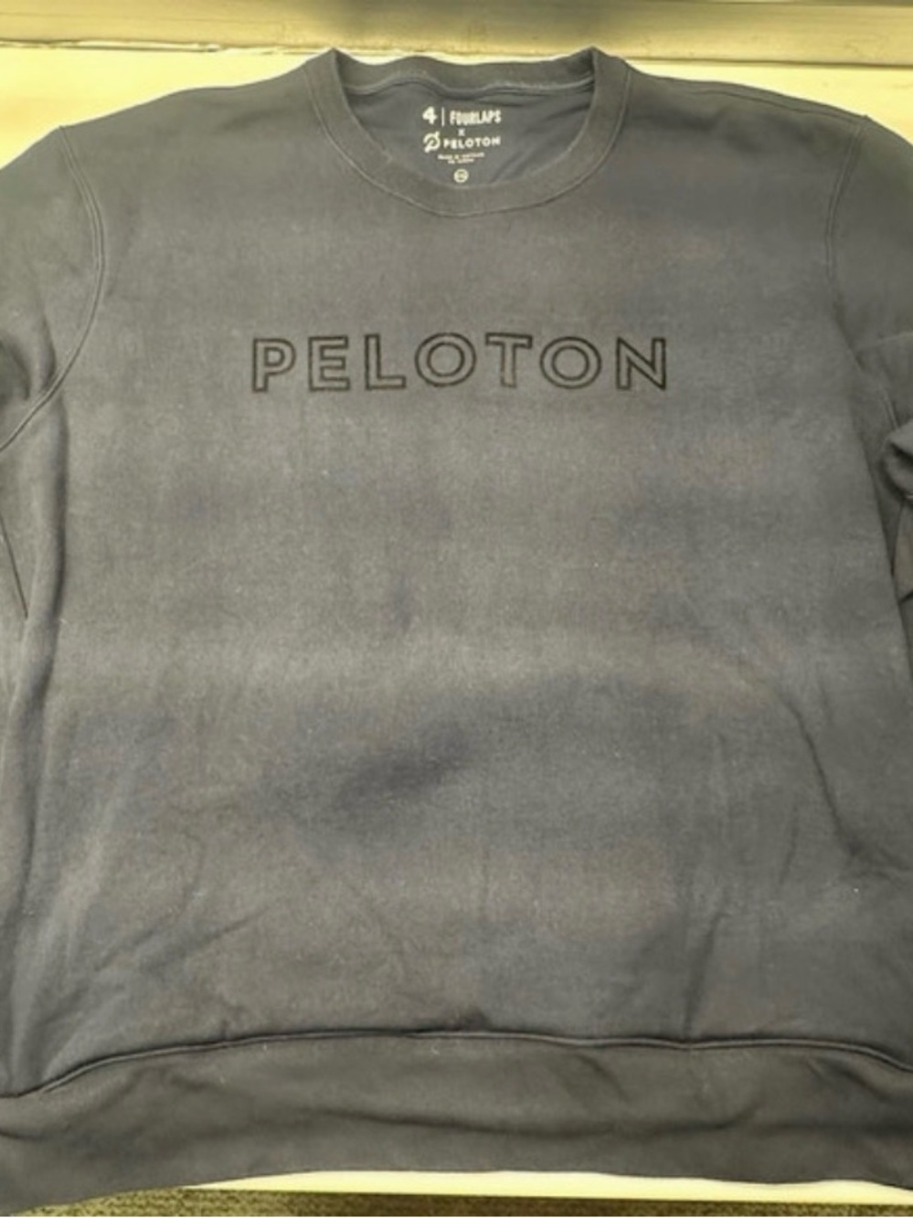 Peloton Men's Crewneck Sweater Navy 2XL